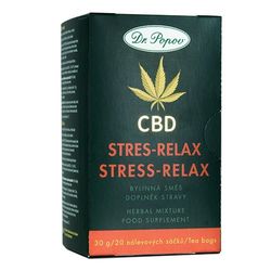 Konopný čaj s CBD Stres-Relax, 30 g Dr. Popov