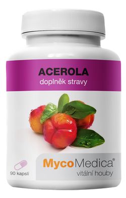 MycoMedica -  Acerola v optimální koncentraci, 90 rostlinných kapslí  Akční cena