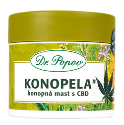 Konopná mast Konopela s CBD, 50 ml Dr. Popov