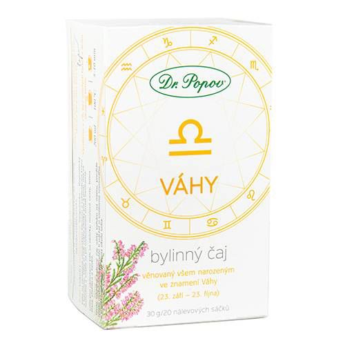 Bylinný čaj VÁHY, 30 g Dr. Popov