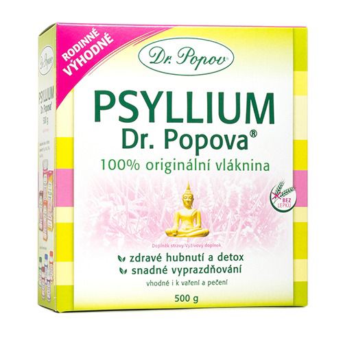 Vláknina Psyllium, 500 g Dr. Popov