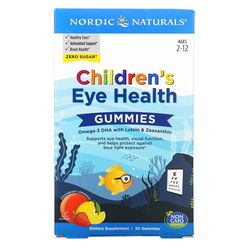 Nordic Naturals Children's Eye Health (zdraví očí) jahoda, 30 gumových bonbónů