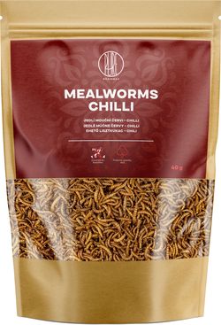 BrainMax Pure Mealworms - chilli, 40 g