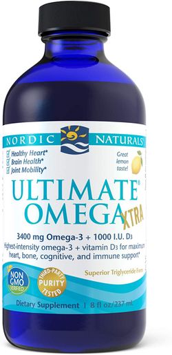 Nordic Naturals Ultimate Omega Xtra, 3400 mg, Citron, 237 ml
