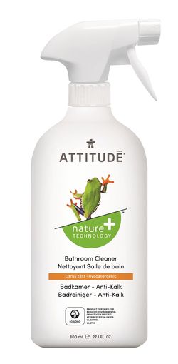 Attitude - Čistič na koupelny s vůní citronové kůry, 800ml