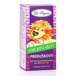 Průduškový, dětský bylinný čaj, 30 g Dr. Popov