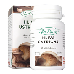 Hlíva ústřičná (extrakt), 60 kapslí Dr. Popov