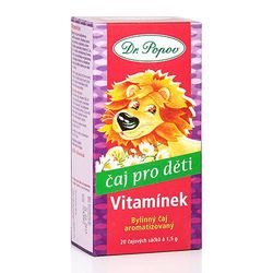 Vitamínek, dětský bylinný čaj, 30 g Dr. Popov