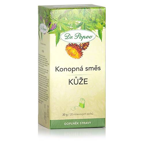 Kůže, konopná směs, 30 g Dr. Popov