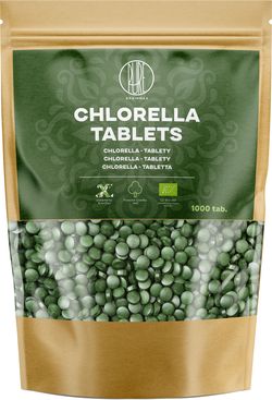 BrainMax Pure Chlorella Tablets, BIO, 1000 tablet *CZ-BIO-001 certifikát