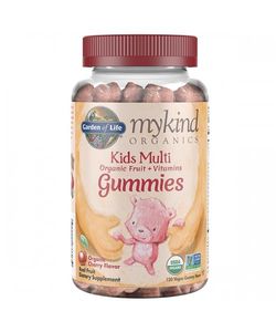 Garden of life Mykind Multivitamin Kids gummy Cherry, multivitamín pro děti, třešeň, 120 gumových bonbónů