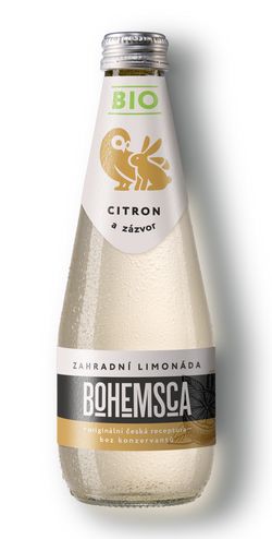 Bohemsca Bio Zahradní limonáda Citron a zázvor, 330 ml