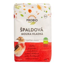 PROBIO - Mouka špaldová hladká BIO, 1kg expirace 26.11.2020 *cz-bio-001 certifikát Akční cena