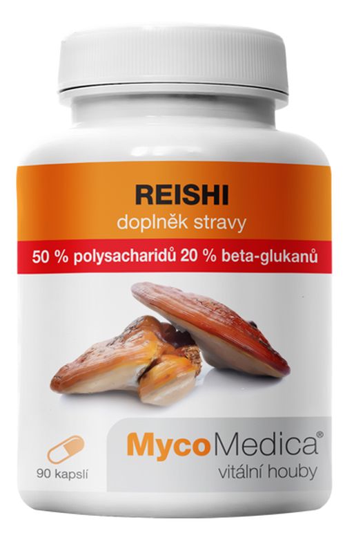 MycoMedica - Reishi 50% ve vysoké koncentraci, 90 rostlinných kapslí