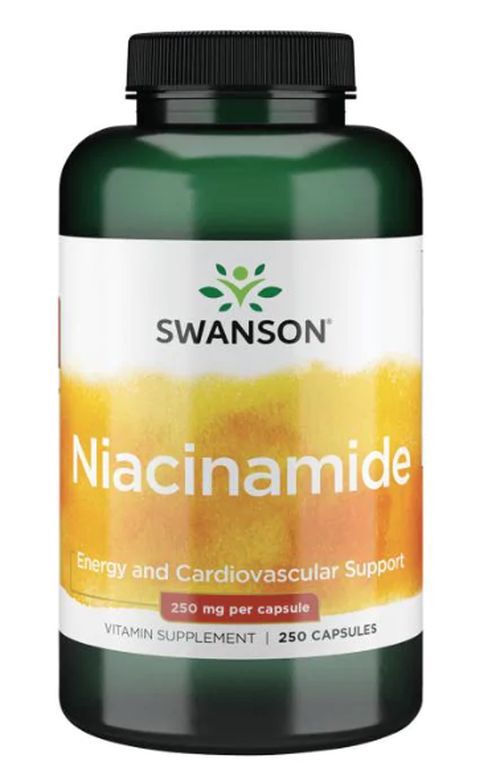 Swanson Niacinamide, 250 mg, 250 kapslí