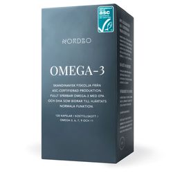 Nordbo - Scandinavian Omega-3 Trout Oil, 120 kapslí