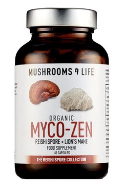 Mushrooms 4 Life BIO MYCO-ZEN Reishi a Lion´s Mane, 60 kapslí