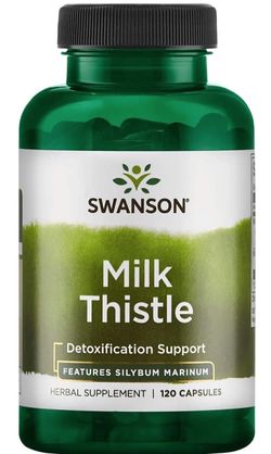 Swanson Milk Thistle (Ostropestřec) - standardizovaný, 250 mg, 120 kapslí