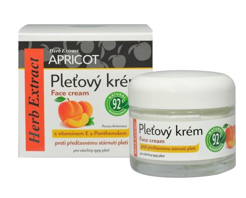 Pleťový krém s meruňkovým olejem HERB EXTRACT