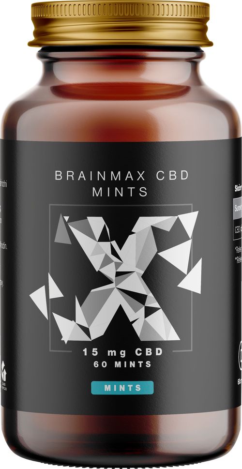 BrainMax CéBéDé Mints 15 mg, 60 bonbónů