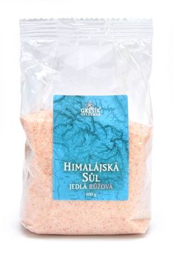 GREŠÍK VALDEMAR Grešík - Himalájská jedlá sůl jemná - růžová, 600g