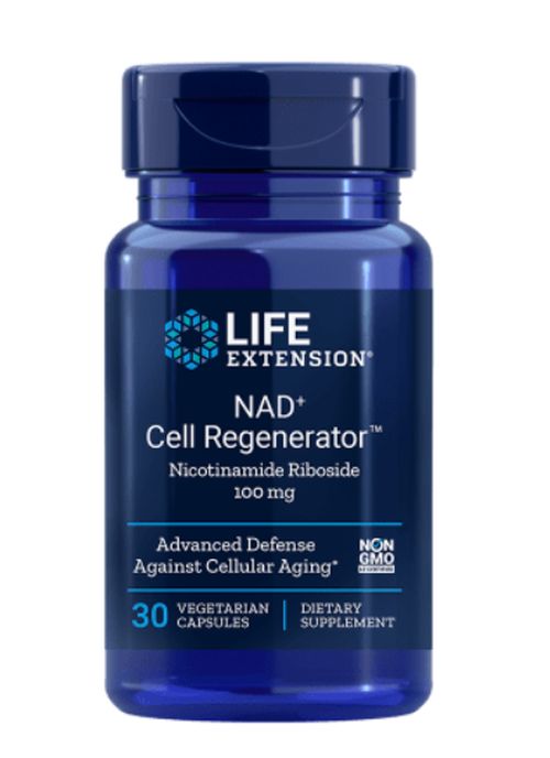 Life Extension NAD+ Cell Regenerator, Nicotinamide riboside,  100 mg, 30 kapslí
