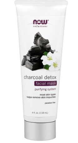 Now® Foods NOW Charcoal Detox Facial Mask (detoxikační pleťová maska s aktivním uhlím), 118 ml