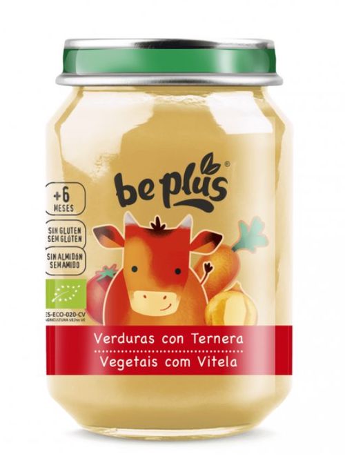 Be Plus - Přesnidávka telecí se zeleninou BIO, 200 g *CZ-BIO-001 certifikát