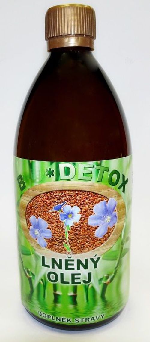 Bio-Detox Lněný Olej 2 x 500ml + 250ml ZDARMA