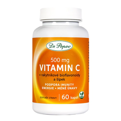 Vitamin C s rakytníkem a šípkem, 60 kapslí