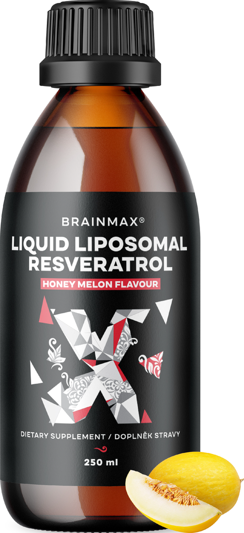 BrainMax Liquid Liposomal Resveratrol, Honey Melon, 200 mg