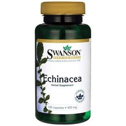 Swanson Echinacea, 400 mg,  100 kapslí