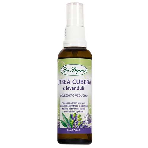 LITSEA CUBEBA s levandulí, osvěžovač vzduchu, 50 ml