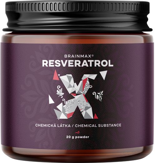 BrainMax Resveratrol Powder, resveratrol prášek, 20 g