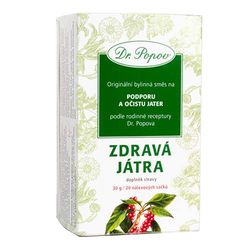 Zdravá játra, porcovaná směs, 30 g Dr. Popov