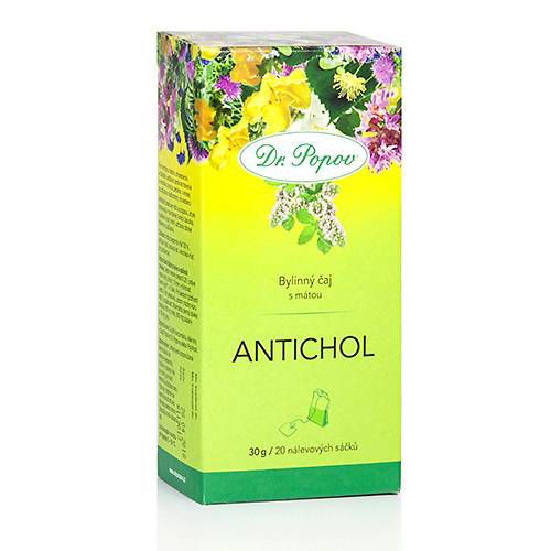 Antichol, porcovaný čaj, 30 g Dr. Popov