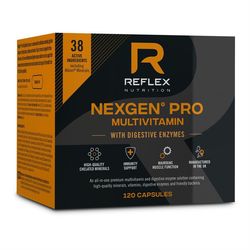 Reflex Nexgen® PRO Multivitamín + Digestive Enzymes, 120 kapslí