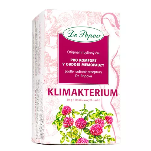 Klimakterium, porcovaný čaj, 30 g Dr. Popov