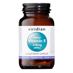 Viridian Vitamin E 330mg 400iu 30 kapslí