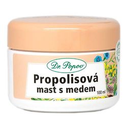 Propolisová mast s medem, 100 ml Dr. Popov