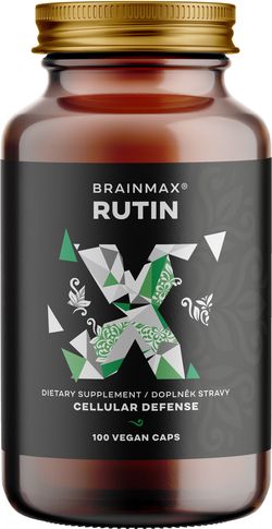BrainMax Rutin, 500 mg, 100 rostlinných kapslí