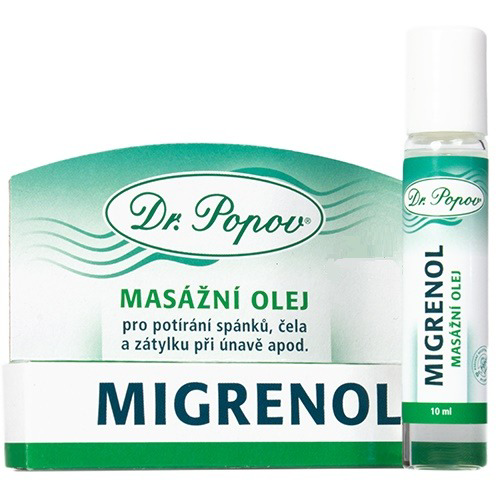 Migrenol, 10 ml - roll-on Dr. Popov