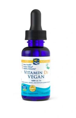 Nordic Naturals Vitamin D3 1000 IU Vegan, 30 ml