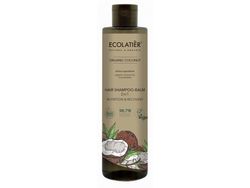 Ecolatiér - 2v1 šampon a balzám na vlasy, kokos, 350 ml