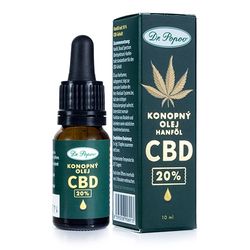 Konopný olej s CBD 20 % Dr. Popov