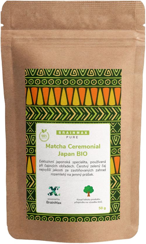 Votamax BrainMax Pure Matcha Ceremonial Japan BIO 50g * NL-BIO-01 certifikát