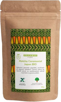 Votamax BrainMax Pure Matcha Ceremonial Japan BIO 50g * NL-BIO-01 certifikát