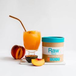 Amazonia Raw Beauty Collagen Glow, Broskev a marakuja, 200 g