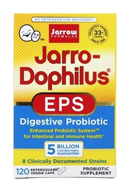 Jarrow Formulas Jarrow Jarro-Dophilus EPS, 5 miliard, 8 probiotických kmenů, 120 rostlinných kapslí