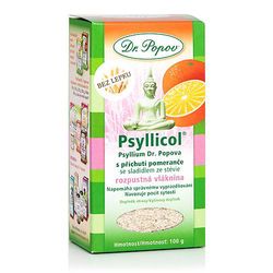 Psyllicol® s příchutí pomeranče, 100 g Dr. Popov